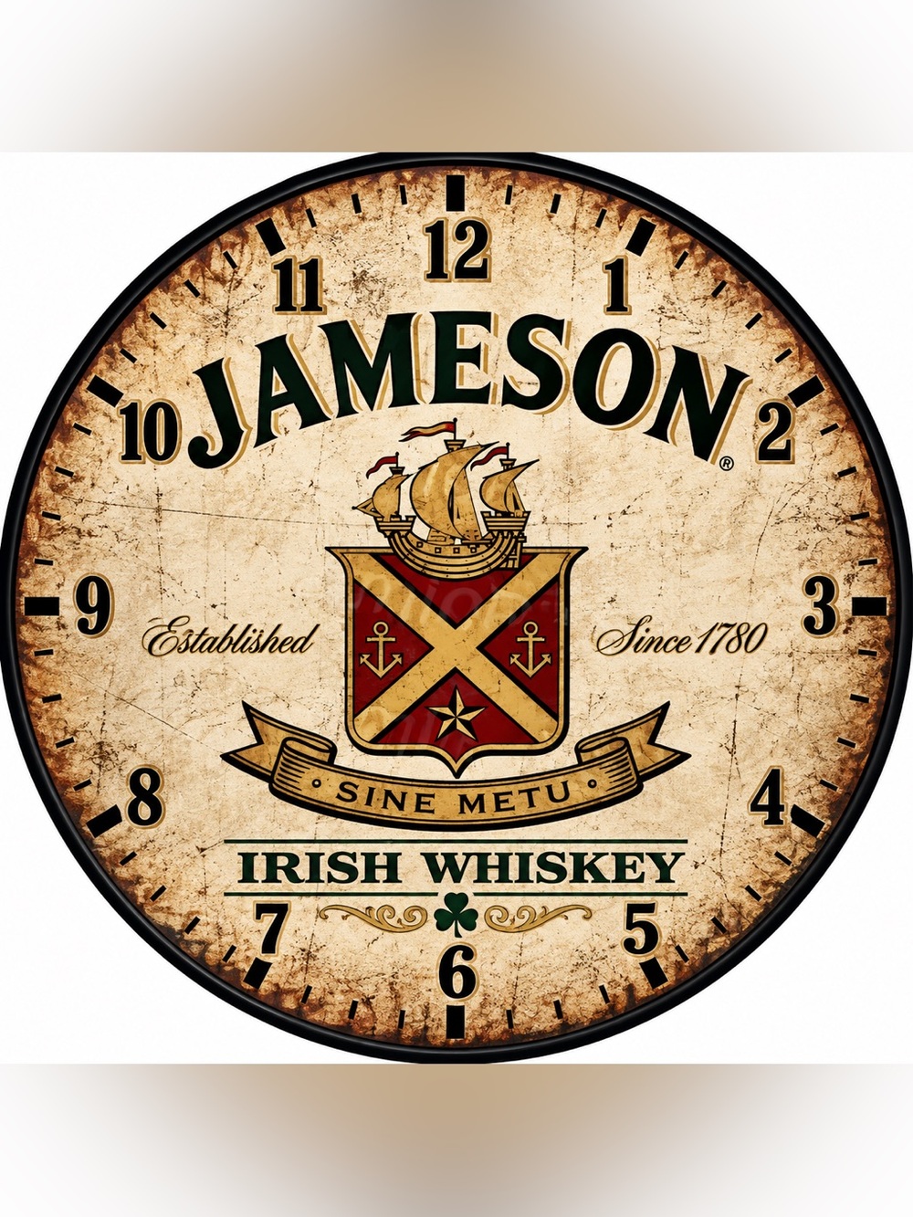 Jameson Vintage Advertisement Wall Clock